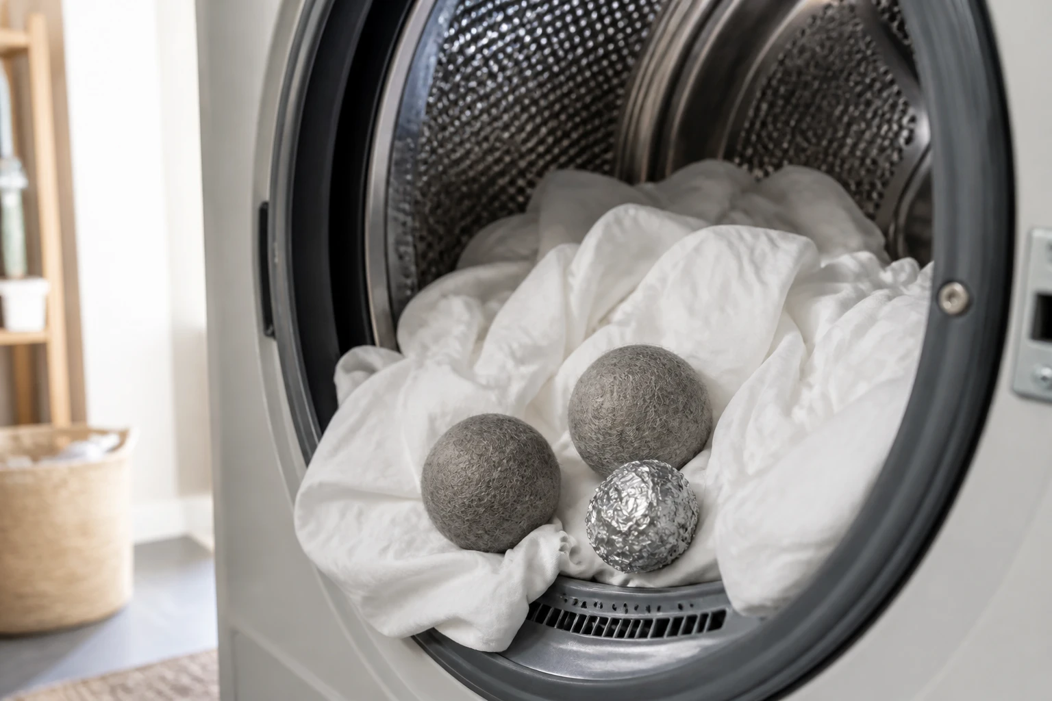 Par quoi remplacer la balle de tennis dans le sèche-linge ?